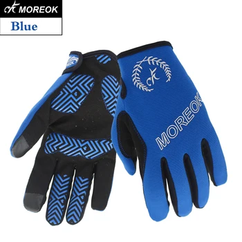 Велосипедные перчатки, противоскользящие велосипедные перчатки для занятий спортом на открытом воздухе, Дышащие велосипедные перчатки с защитой ладоней на весь палец