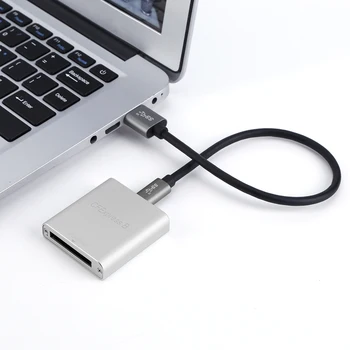 Портативный кард-ридер CFexpress USB 3.1 Gen 2 CFE B без карты памяти для портативного компьютера, телефона для MacBook iPad, хромбука.