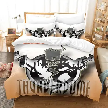 2023 Комплект Постельных Принадлежностей Thunderdome Single Twin Full Queen King Size Bed Set Aldult Kid Bedroom Комплекты Пододеяльников в стиле Хип-Хоп Комплект Простыней