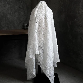 Креативное свадебное платье в полоску с объемной вышивкой, пальто ручной работы, рубашка 