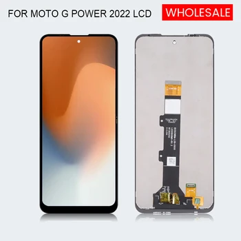 6,5 Дюймов для Moto G Power 2022 ЖК-дисплей с сенсорной панелью и цифровым преобразователем экрана в сборе для Motorola Moto G Power 2022 Дисплей с рамкой
