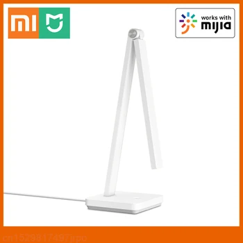 Xiaomi Mijia Smart LED Настольная лампа Lite С регулируемой яркостью, Многоугольная Настольная лампа с 3 передачами Яркости, Защита глаз, Лампа Для чтения Mi Home APP