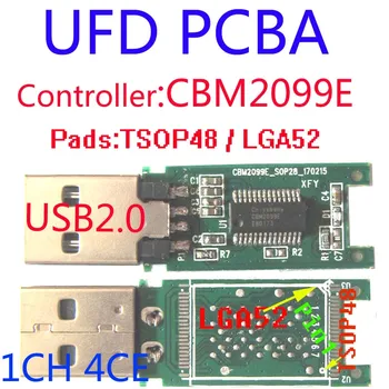 CBM2099E UFD PCBA, USB ФЛЭШ-НАКОПИТЕЛЬ PCBA, TSOP48 и LGA52, НАБОРЫ UFD USB2.0 
