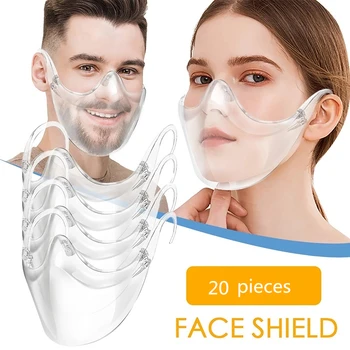 Прозрачная маска для защиты от полного проникновения, специальная кухонная вентиляция против слюноотделения.