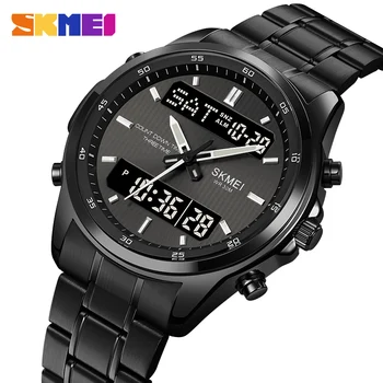 SKMEI Новые модные военные часы для мужчин, роскошные оригинальные спортивные часы с хронографом, Водонепроницаемые кварцевые наручные часы, подарок