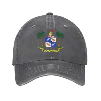 Джинсовая кепка с логотипом Cocos Islands высшего качества, бейсболка, вязаная шапка
