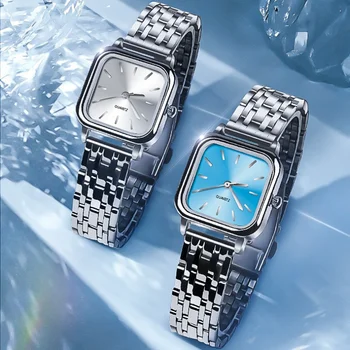 Новые женские часы в стиле Ins, женский нишевый дизайн, простой Темперамент, водонепроницаемые Часы для девочек младших классов средней школы