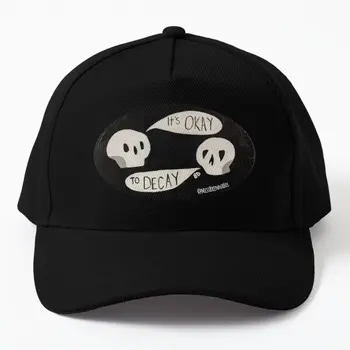 Бейсбольная кепка It Is Okay To Decay, шляпа в стиле хип-хоп, кепка в виде рыбки, однотонная, для мальчиков, черная, с принтом Солнца, мужская,