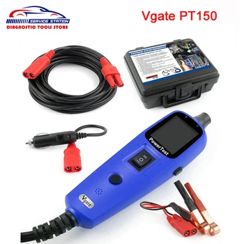 Оригинальный датчик питания Vgate PT150 Тестер электрической цепи автомобиля Автомобильные инструменты 12V Vgate PT 150 Тестер электрической системы
