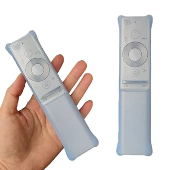 Силиконовый Чехол-Накладка для Samsung BN59-01265A/01272A Пульт Дистанционного Управления Прозрачный QLED TV Remote Protector для крышки BN59-01272A