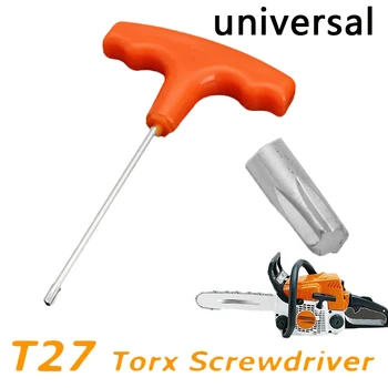 15-сантиметровая Т-образная отвертка T27 Torx для Stihl #0812 370 1000 Реальный цвет изделия может немного отличаться.