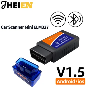 Автомобильный Сканер OBD2 Mini ELM327 Диагностический Адаптер Тестер Беспроводной WIFI Bluetooth Автомобильный Диагностический Инструмент Считыватель Кода для Android IOS