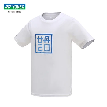 Теннисная футболка Yonex, спортивная одежда, спортивная одежда, спортивная майка для бадминтона, короткий рукав, мужчины, женщины, 10068 lindan