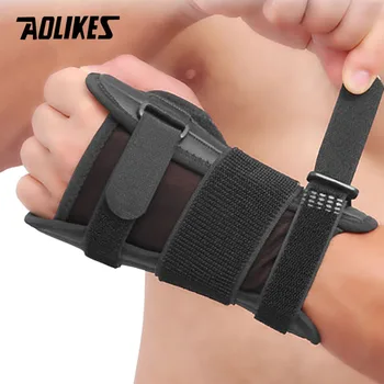 AOLIKES 1 шт. шина для запястья, защита запястного канала, поддержка запястья, обертывание ладони при травме запястья, фиксированный ортопедический браслет для запястья