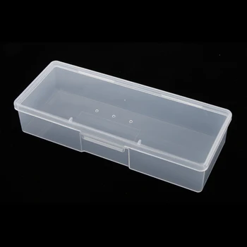 Портативный ручной органайзер для ручек для бровей, ящик для хранения инструментов 7,3x2,8x1,6 дюйма