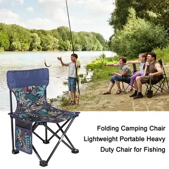 Легкие стулья для рыбалки из ткани Оксфорд, альпинизм: утолщенный портативный стул для рисования лодок, походный стул, табурет