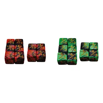 10-кратный счетчик кубиков D6 Математические манипуляции Кубики Карточные игры Кубики для вечеринок Настольные игры Математические игры Детские игрушки Ролевые игры