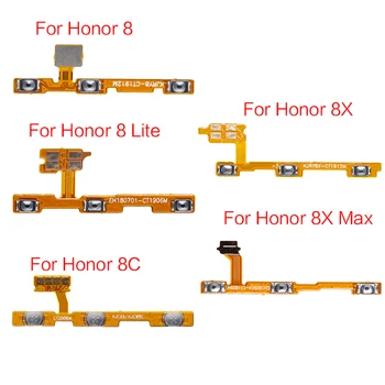 1шт Включение Выключение питания Переключатель увеличения уменьшения громкости Боковая кнопка Ключ Лента Гибкий кабель для Huawei Honor 8 Lite 8C 8X Max