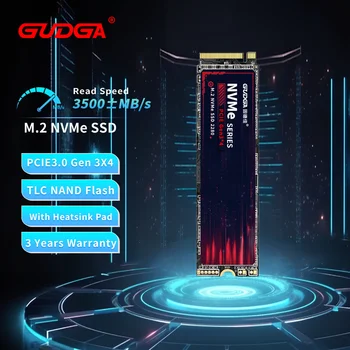 GUDGA SSD NVME M2 PCIe 3,0 128 Г 256 Г 512 Г 1 ТБ Жесткий Диск M.2 Mvme Внутренний Твердотельный Накопитель M2 Mkey SSD для Ноутбука