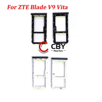 Для ZTE Blade V9 V9 Vita Слот для sim-карты Держатель лотка Гнездо для чтения SD-карт Запасная часть