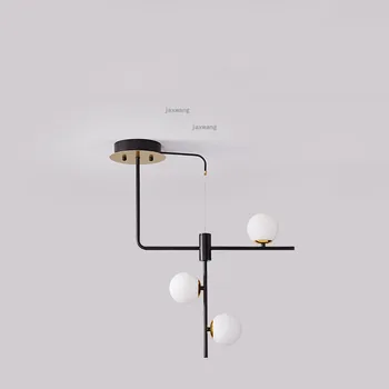 Подвесные светильники из скандинавского светодиодного стекла, креативный дизайн, подвесной светильник в стиле лофт, Подвесные светильники для гостиной, аксессуары для кухни