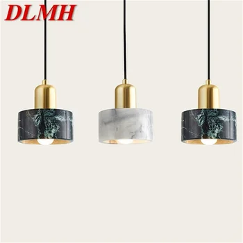 Подвесной светильник DLMH Nordic, Современный мраморный светодиодный светильник, Декоративный для домашней столовой