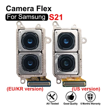 Оригинальные Запчасти Для Ремонта Фронтальной камеры Samsung Galaxy S21 G991U G991N G991B G9910 Для задней Основной и Широкой камер