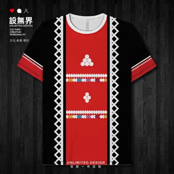 Быстросохнущая футболка с тотемом китайского меньшинства с короткими рукавами, модные бренды для бега, фитнеса, одежда для тренировок, лето