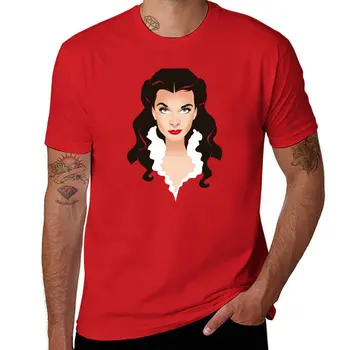 Красная футболка Scarlett, футболки на заказ, создайте свою собственную спортивную рубашку, мужские футболки