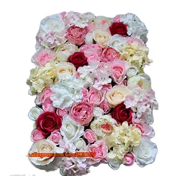 Искусственный шелк роза пион цветок стены свадебный фон украшение цветочная дорожка украшение свадебной сцены 10 шт./лот TONGFENG