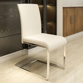Роскошные обеденные стулья для гостиной, Офисные Белые Дизайнерские Обеденные стулья, Передвижная мебель для балкона Sedie Moderne Pranzo