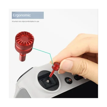 SUNNYLIFE 1 Пара Сменных Джойстиков RC-контроллера Thumb Rocker, Запасной Джойстик для DJI Mini 3 Pro, Аксессуар, Красный A