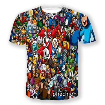 phechion, новая модная мужская/женская повседневная футболка с короткими рукавами и 3D принтом 
