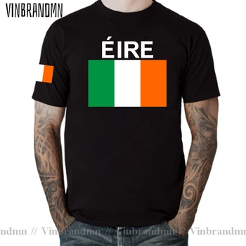 Eire Ireland Мужская футболка Мода 2023 Трикотажные изделия Национальная Команда Хлопчатобумажная футболка Для занятий Фитнесом Флаг Страны Ирландская Футболка