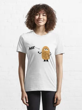 Забавный картофельный дизайн 2023, новые модные футболки с принтом, одежда для женщин