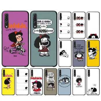 Yinuoda Argentina Quino Mafalda Girl Роскошный Уникальный Чехол Для Телефона Huawei P20 P30 Pro P20 P30 lite P smart Z Y5 Y6 Y7 Y9