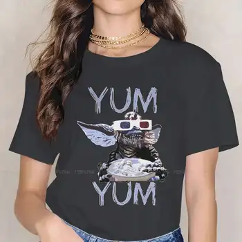 Вкусная Женская футболка Gremlins Gizmo Movie, женские футболки, Кавайные Топы С круглым вырезом, Базовая футболка 4XL Оверсайз, Хипстер