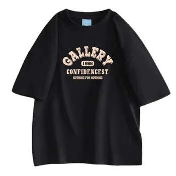 Футболка оверсайз, мужская хлопчатобумажная футболка 2023, летняя мужская одежда, мужская футболка Harajuku, повседневная свободная мужская футболка с коротким рукавом