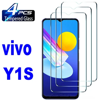 2/4 шт. закаленное стекло для защитной стеклянной пленки VIVO Y1S
