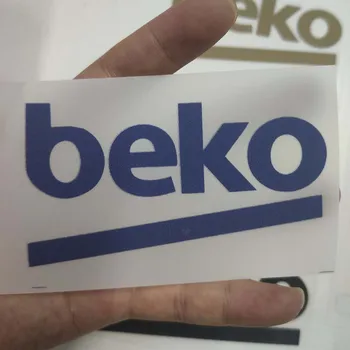 Настройка спонсора Beko Используйте для нарукавных футбольных значков Железные футбольные нашивки Высшего качества Beko Sponsor 5 цветов