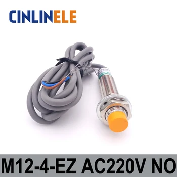 M12 LJ12A3-4-J/EZ 4 мм индукционный переменный ток с 2 проводами БЕЗ металлического датчика индуктивный бесконтактный переключатель типа экрана LJ8A3 сенсорный переключатель