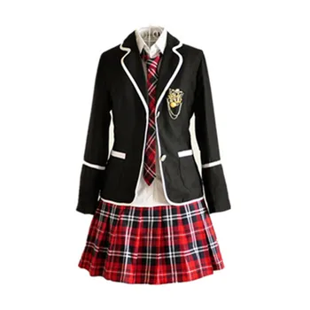 Школьная форма для студентов с длинными рукавами, Япония и Южная Корея, униформа JK, костюмы для мальчиков и девочек младших классов
