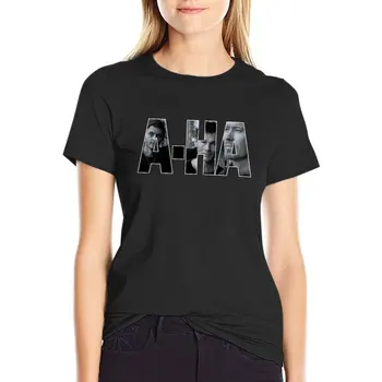 футболка a-ha, одежда с аниме, забавная футболка с аниме, женские футболки
