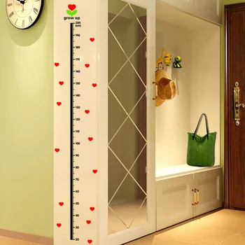 Симпатичная таблица измерения высоты, супер липкая таблица измерения высоты, влагостойкая таблица измерительных наклеек для украшения детской комнаты