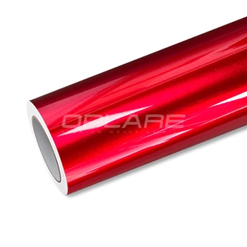 Высококачественная супер глянцевая металлическая кроваво-красная виниловая пленка candy red Vinyl wrap film red vinyl wrap гарантия качества 5 м/10 м/18 м