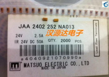 Оригинальный Новый 100% JAA2402252NA013 SMD 1206-2.5A 24V SMD желтый предохранитель