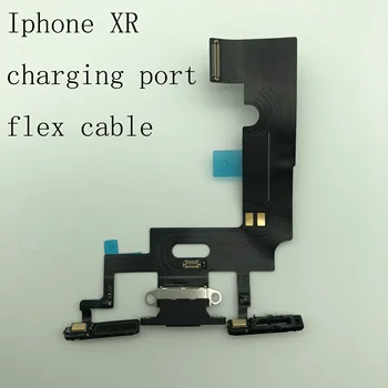 ремонт и замена гибкого кабеля для зарядки 1 шт. для iPhone XR оригинальное качество USB зарядное устройство порт док-разъем с микрофонным гибким кабелем