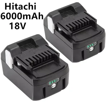 18V 6000mAh Lithium-ionen-akku Akku-bohrschrauber Werkzeug akku für Hitachi BCL1815 EBM1830 BSL1840 Batterie led-anzeige