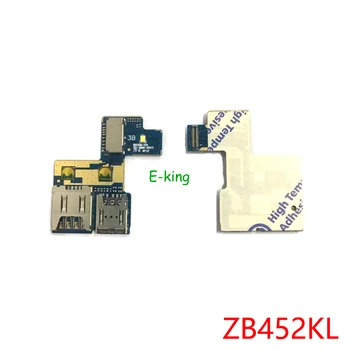 Для ASUS Zenfone ZB452KL, держатель для чтения SIM-карт, разъем для гнезда, гибкий кабель