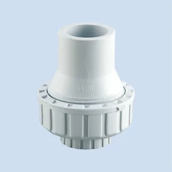 обратный клапан из ПВХ, обратный клапан, пружинный обратный клапан, фитинги из ПВХ, детали системы трубопроводов с одним подключением под напряжением, DN15-DN50